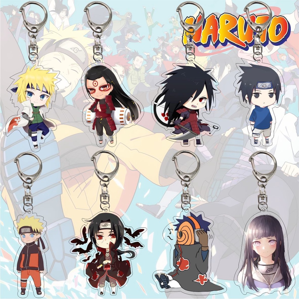 Móc Chìa Khóa Hình Nhân Vật Uchiha Sasuke Trong Naruto