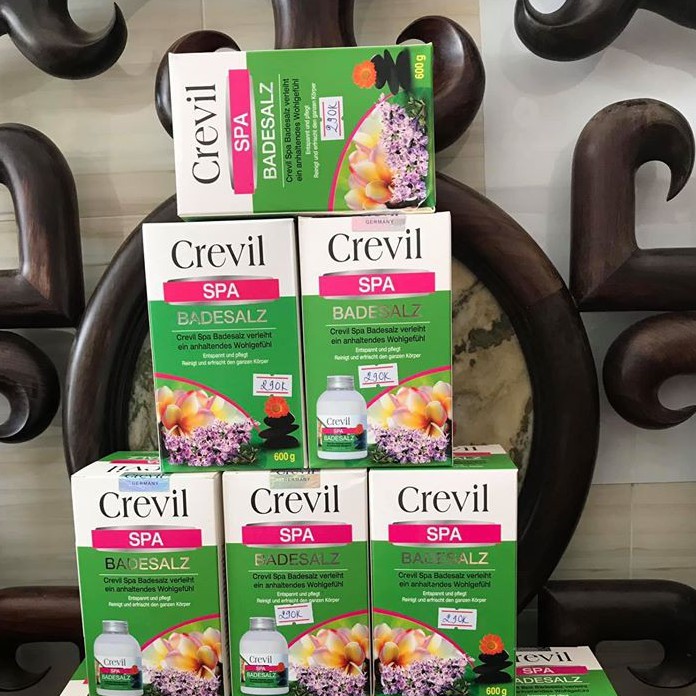 [Nhập Mã AZGOODSPA Giảm Ngay 30k] Muối Tắm Khoáng Spa Crevil Tẩy Da Chết,Giúp Da Mềm,Mịn | BigBuy360 - bigbuy360.vn