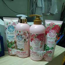 combo Dầu Gội Mềm Mượt Purite By Provence 600ml tang 100ml  date 2024
