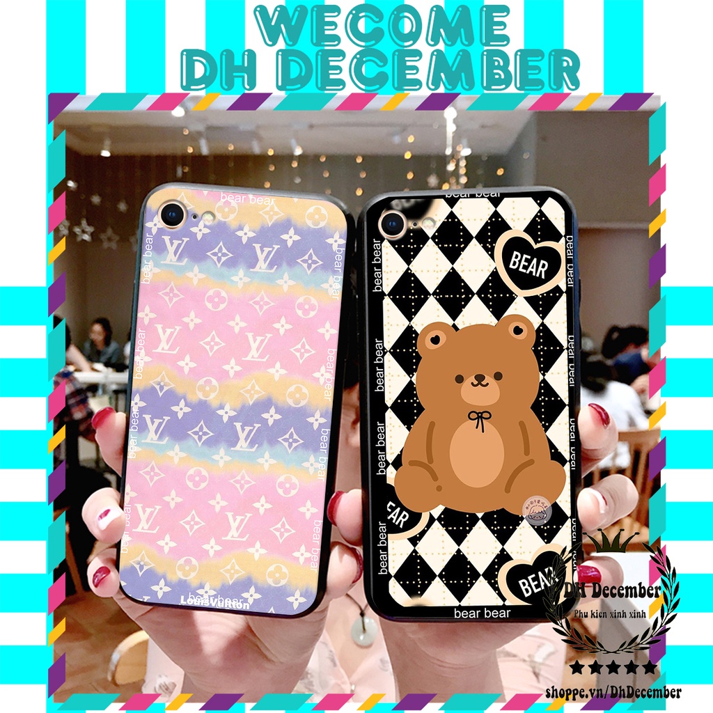 Ốp lưng IPhone 6 / 6S / 6 PLUS in hình 3D GẤU HỒNG-GẤU BE3R -XINH XẺO CỰC ĐẸP