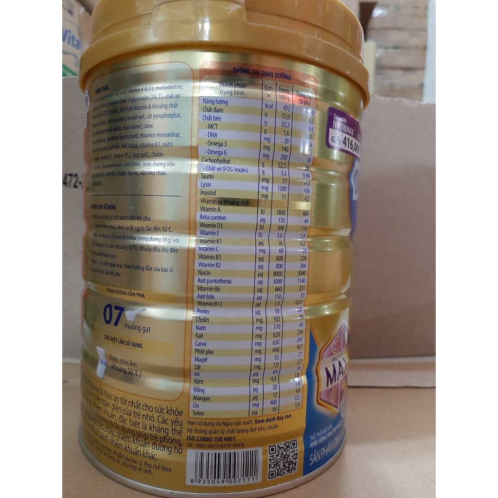 Sữa Dr. Lucen NutriMax loại 900g cho trẻ gầy và biếng ăn