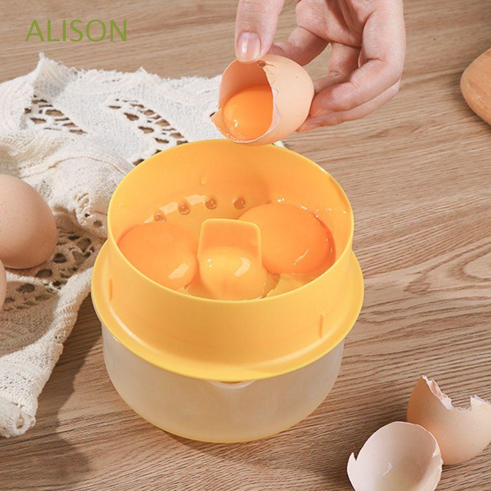 Dụng Cụ Tách Lòng Đỏ Trứng Bằng Nhựa Chống Dính Nhiều Màu Sắc Tiện Dụng Cho Nhà Bếp / Quán Bar Diy