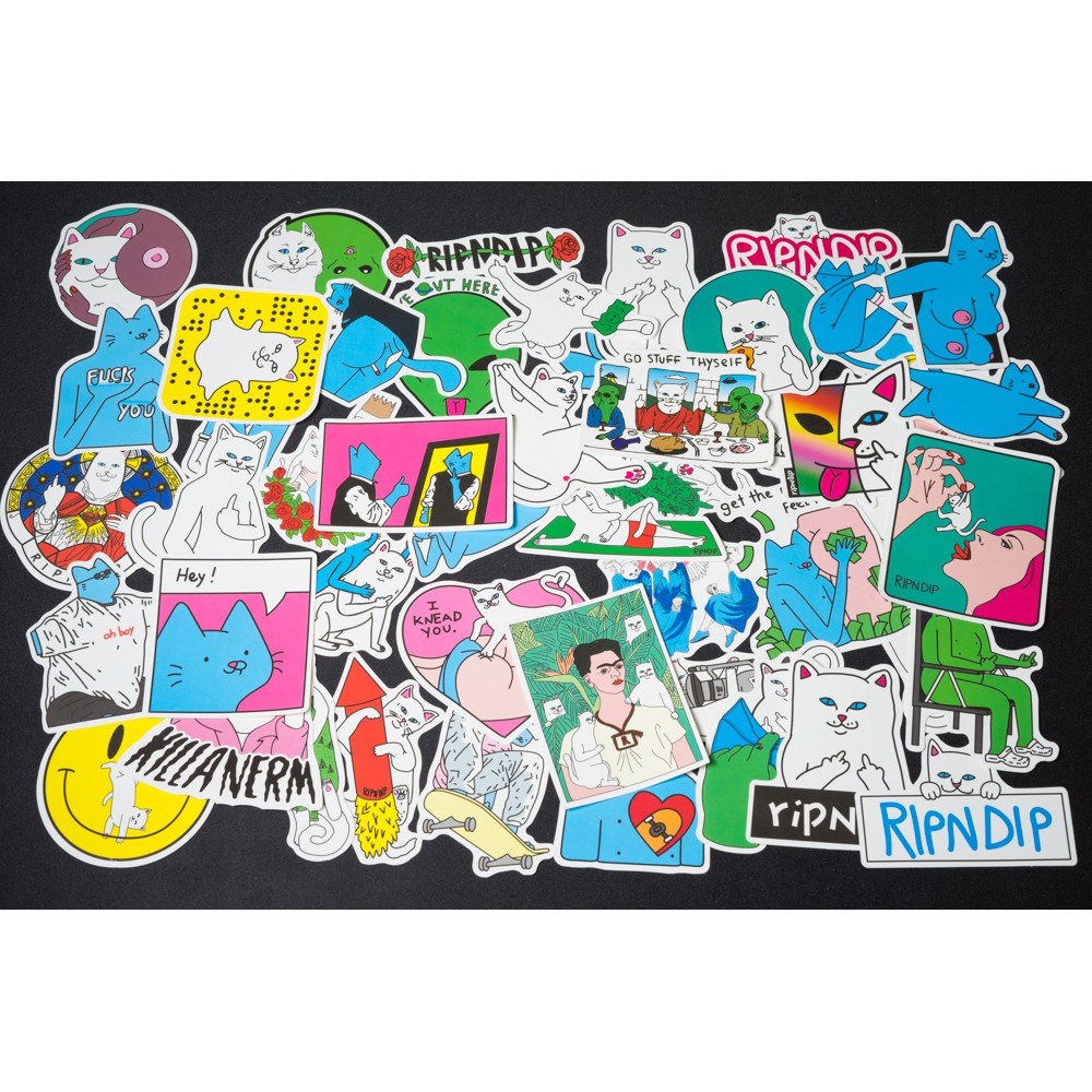 Bộ miếng dán sticker, stickers cao cấp nhiều chủ đề One Piece, WE ARE BEAR, POKEMON, MÈO, CORGI, PONY, PINK, ....