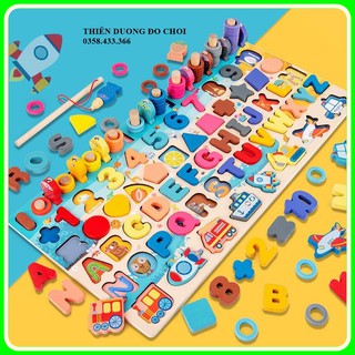 Bộ Đồ Chơi Câu Cá Và Ghép Số Học Đếm Cho Bé 63 Chi Tiết, Bộ Bảng Số Thông Minh Bằng Gỗ Mẫu Mới Nhất 2021