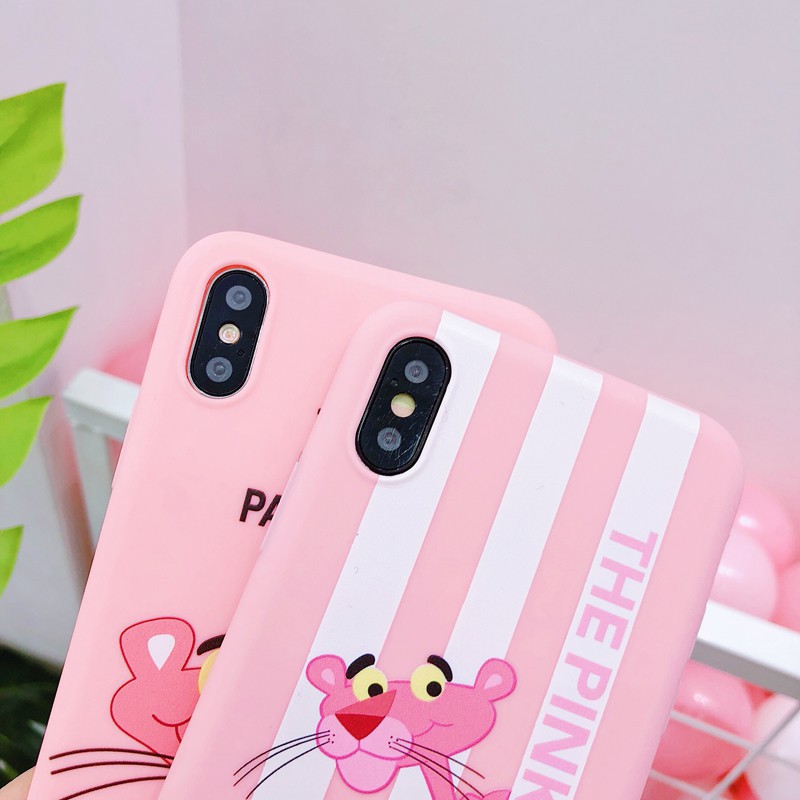 [Mã ELORDER5 giảm 10K đơn 20K] Ốp lưng hình chú báo hồng cho iPhone 6 6S 7 Plus