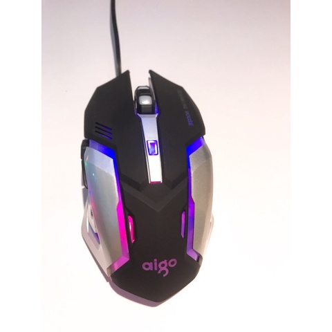 Chuột gaming aigo Q60 3200DPI LED RGB