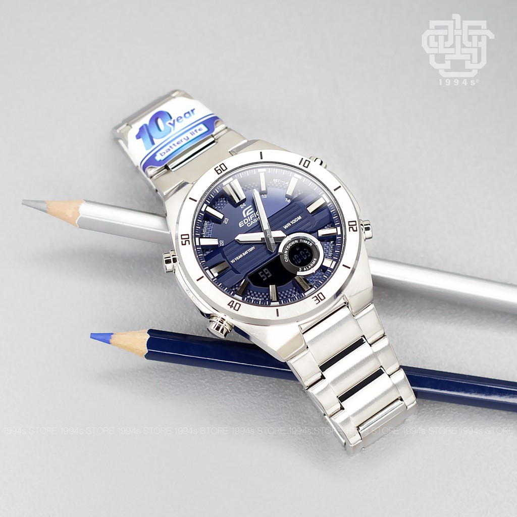 Đồng hồ nam Casio Edifice ERA-110 / ERA-110D-2A dây thép, pin 10 năm, hàng chính hãng