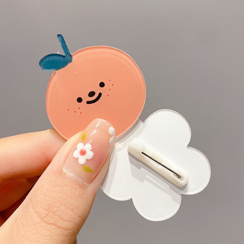 Ghim Cài Áo Hình Hoạt Hình Phong Cách Hàn Quốc Xinh Xắn