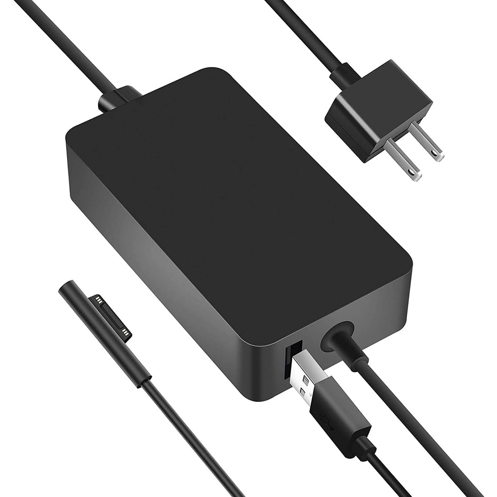 Bộ Sạc Pro 65W 15V 4A Microsoft Surface Pro X 7 6 5 4 Bề Mặt Laptop 3/2/1