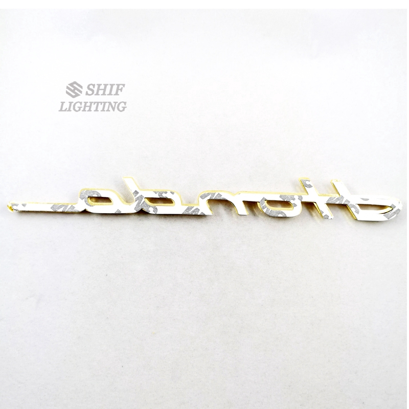 Logo Chữ Honda 3D Mạ Vàng Trang Trí Xe Hơi Chất Lượng Cao