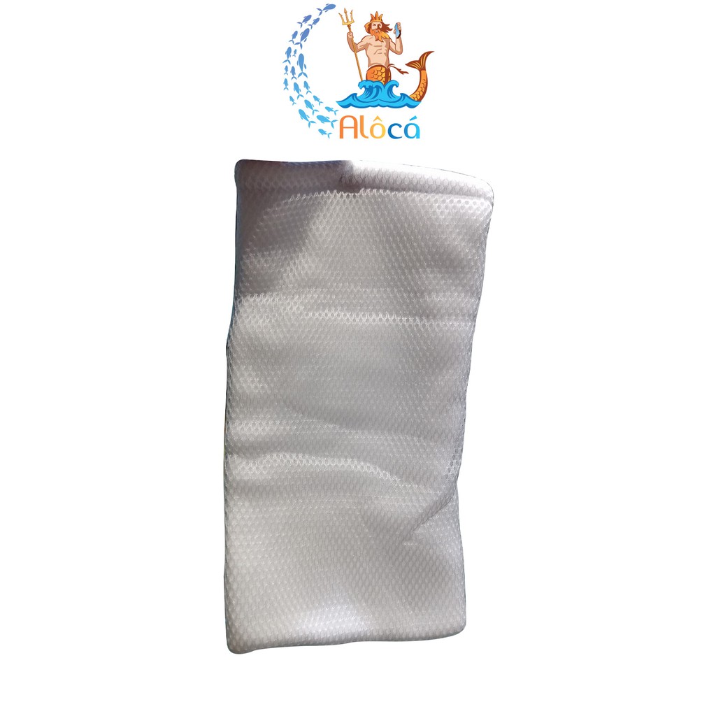Túi bông lọc một lớp loại bỏ cặn, thải bẩn làm sạch nước bể cá cảnh kích cỡ 18 x 35cm
