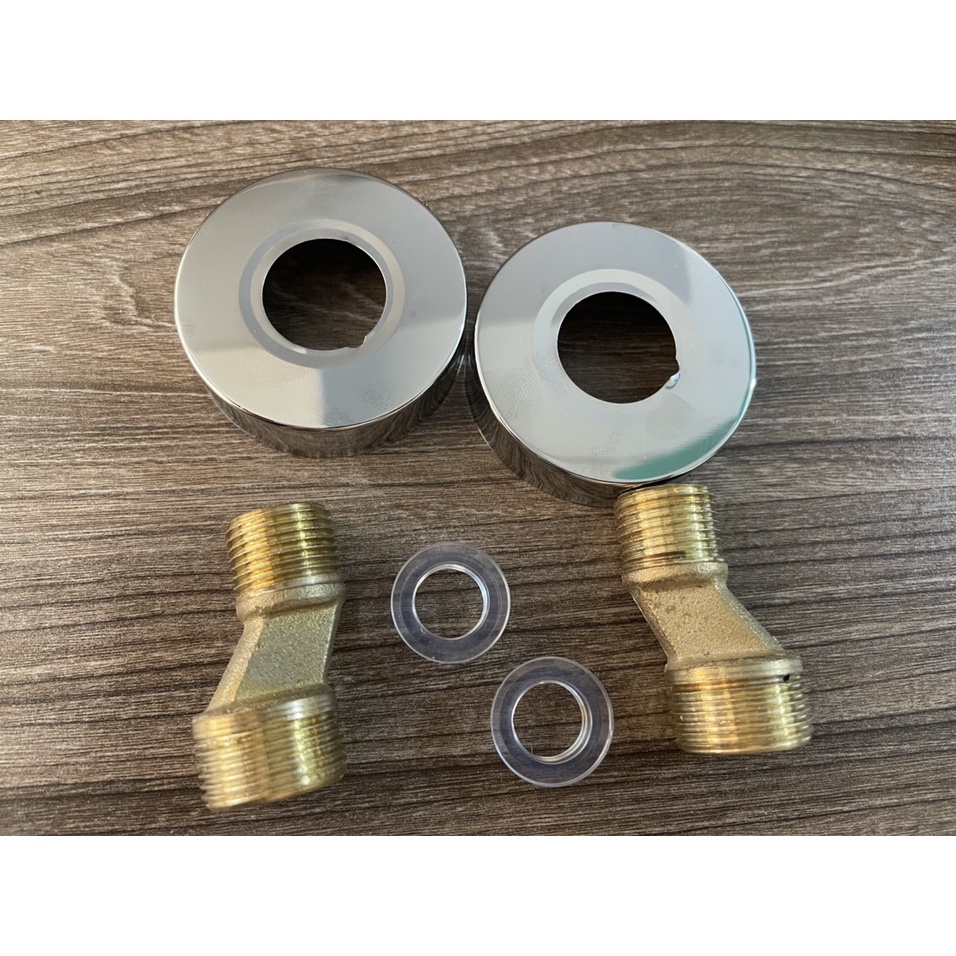 Chân đồng chữ Z cho sen tắm nóng lạnh, vòi rửa bát cắm tường