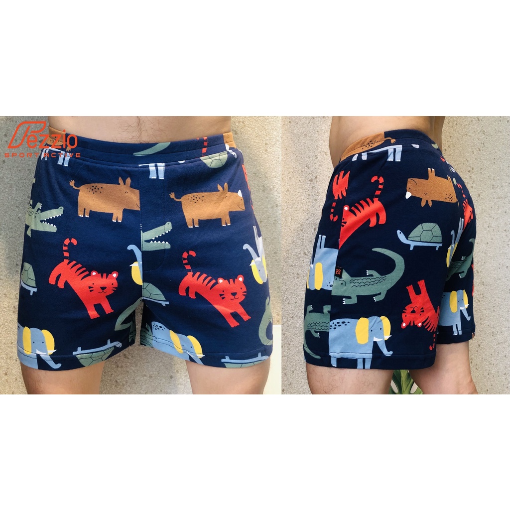 QUẦN NGỦ BOXER NAM THUN 100 % COTTON FEZZIO SPORT ACTIVE