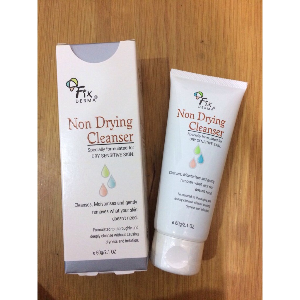 💥[LOẠI BỎ DA CHẾT]💥Fixderma non-drying cleanser (sữa rửa mặt tẩy da chết nhẹ, dành cho da khô)