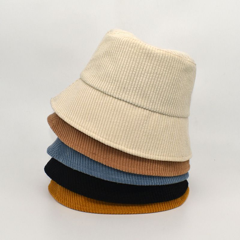 Mũ Bucket Nhung Tăm Sợi Nhỏ Mới