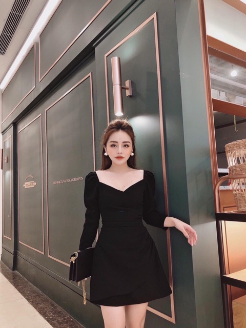 [Mã SKAMSALEP6 giảm 10% tối đa 100K đơn 150K] Đầm Đắp Chéo Xếp Li Eo nude Xt | BigBuy360 - bigbuy360.vn