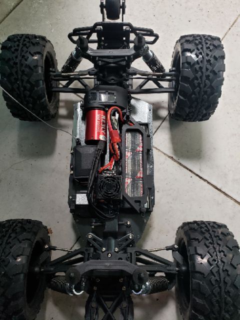 XE ĐIỀU KHIỂN TỐC  ĐỘ FS RACINV VICTORY 53631 BRUHSLESS MONSTER TRUCK 1/10