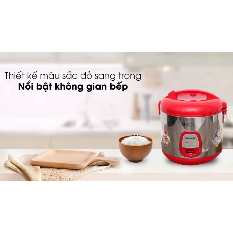 Nồi cơm điện Sunhouse 1.8 lít SHD 18S