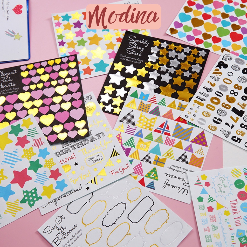 Sticker trang trí sổ cute, sticker dán sổ trang trí sổ tay, planer, phụ kiện quà tặng