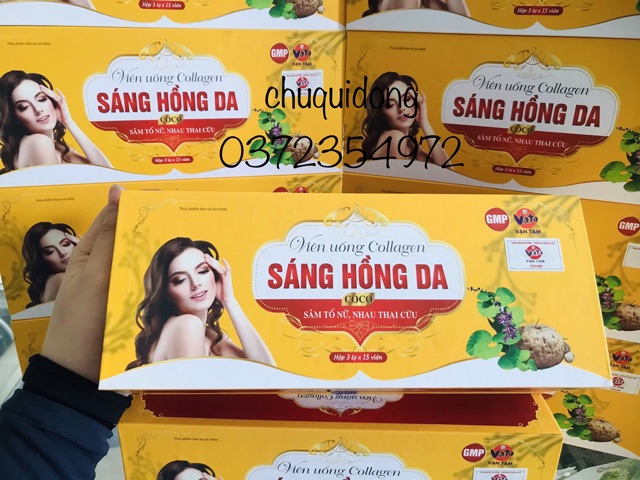 viên uống đẹp da sáng Hồng da(hộp 45 viên )