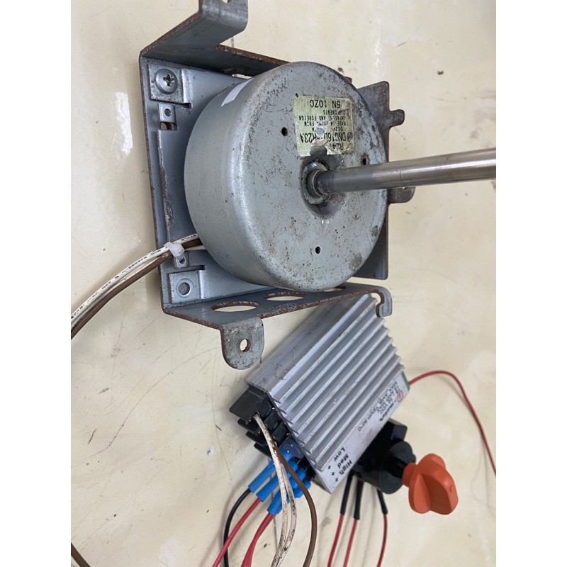 Motor bldc trục 8 chạy mạch ngoài 12-24v