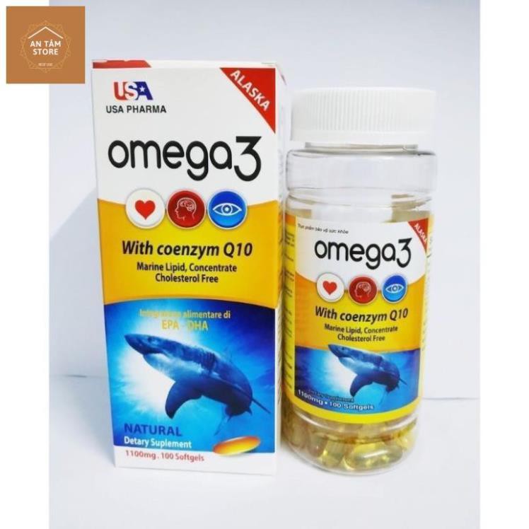 VIÊN UỐNG DẦU CÁ ALASKA OMEGA 3 TỐT CHO MẮT, TIM, NÃO HỖ TRỢ ĐẸP DA GIẢM NGUY CƠ MẮC BỆNH TIM MẠCH