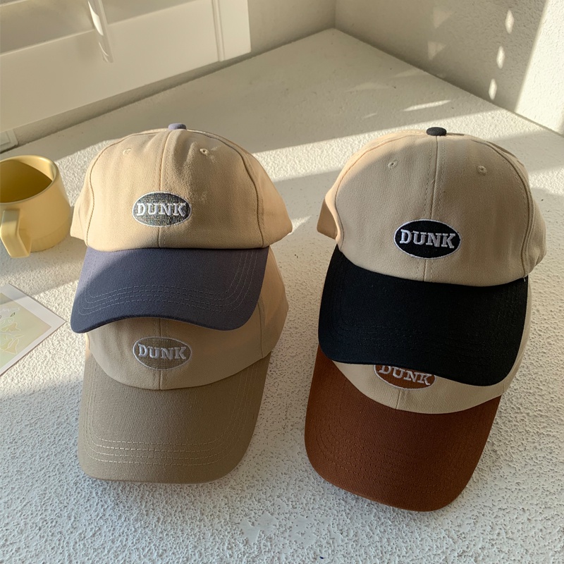 Nón Lưỡi Trai Màu Sắc Retro Thời Trang Hàn Quốc Cho Cặp Đôi