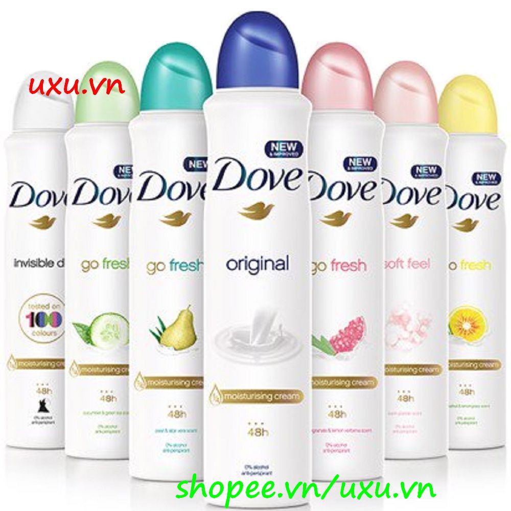 Xịt Khử Mùi Nữ 150Ml Dove Mineral Touch, Với uxu.vn Tất Cả Là Chính Hãng.