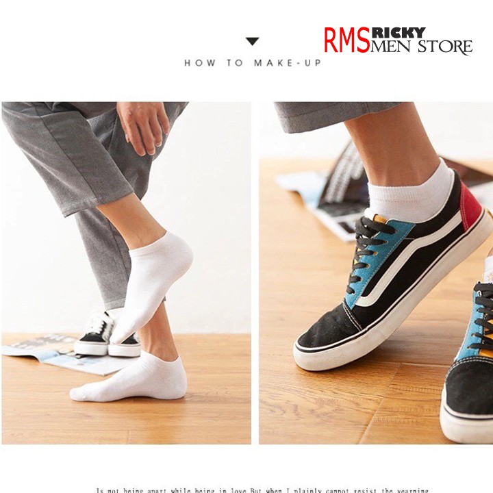 Tất Vớ Trơn Cổ Ngắn Nam Nữ RICKYMEN