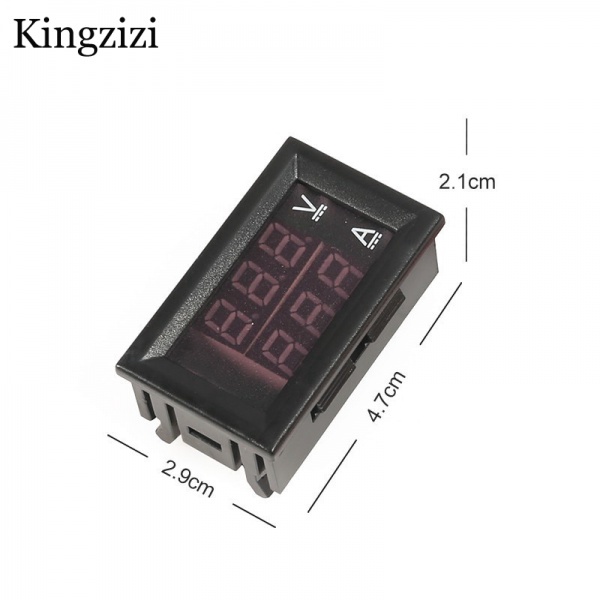 Đồng Hồ Đo Điện Áp DC0-100V 10A 50A 100a 2 Trong 1 DC4-30V