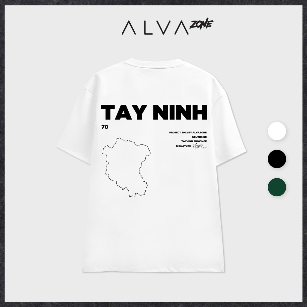 Áo Thun Tây Ninh LocalBrand Phông Cổ Tròn Tay Lỡ Unisex Nam Nữ Thế Hệ Genz