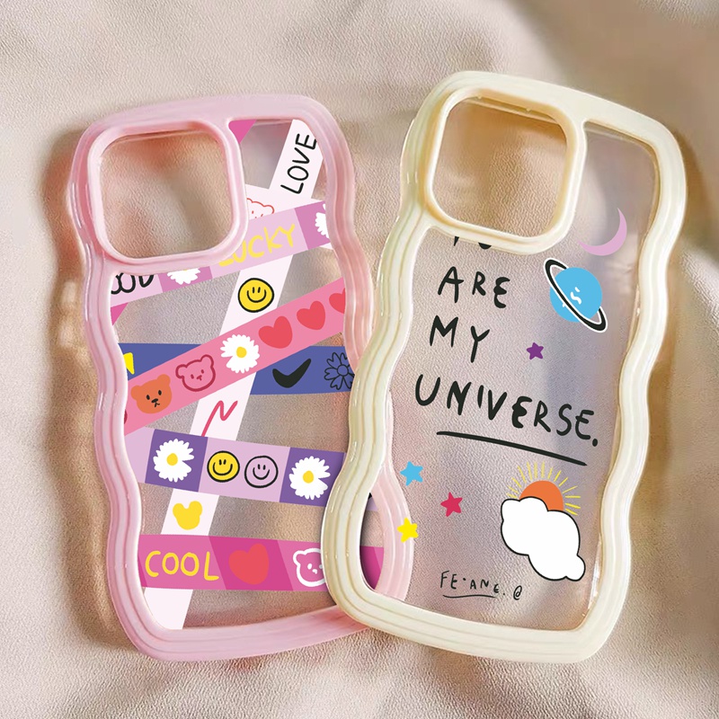 Suntaiho Ốp lưng iphone  Ốp điện thoại  TPU mềm trong suốt họa tiết hoa thích hợp cho iPhone 11 11 Pro 13 12 Pro Max X XS Max XR 7 8 Plus