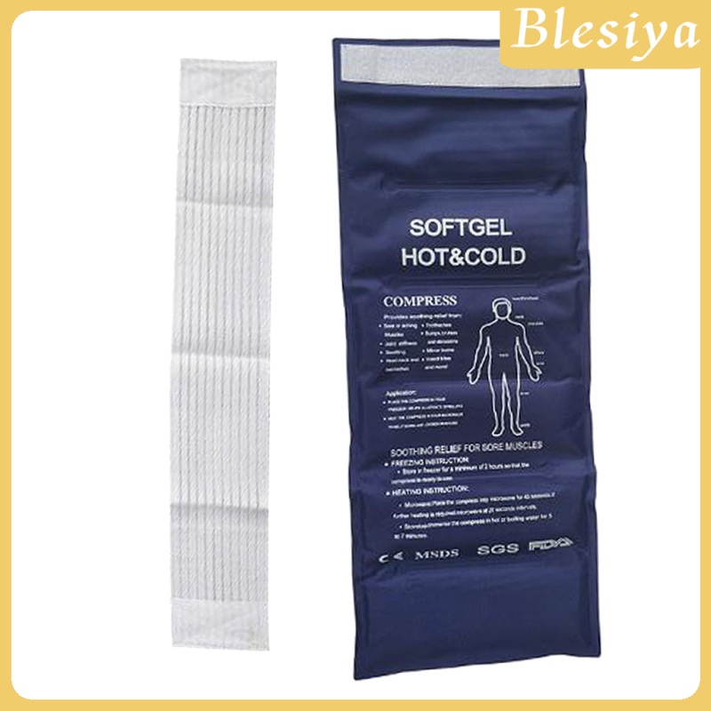 [Hàng mới về] Túi gel chườm nóng lạnh có thể tái sử dụng với dây đai quấn co giãn tiện dụng