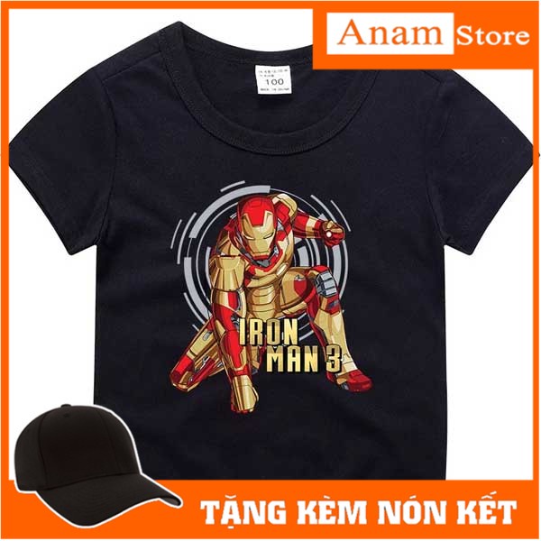 Áo thun cho bé IRONMAN2  đủ size đủ màu Anam Store