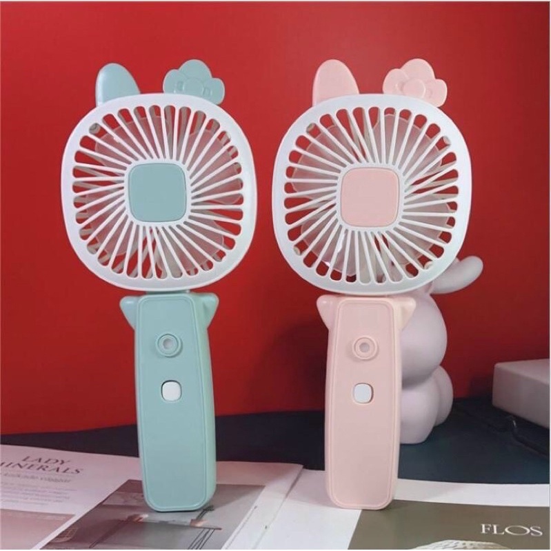 Quạt Phun Sương Cấp Ẩm Cầm Tay Mini Tích Điện