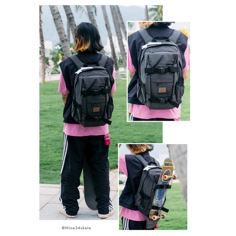 Balo Có Ngăn Đựng Ván Trượt | Sản Phẩm Chính Hãng Thương Hiệu Mỹ Nhập Khẩu | Skateboard Backpack
