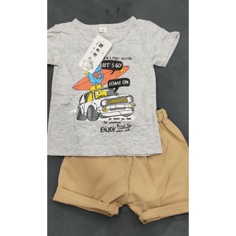 Bộ thun short cho bé