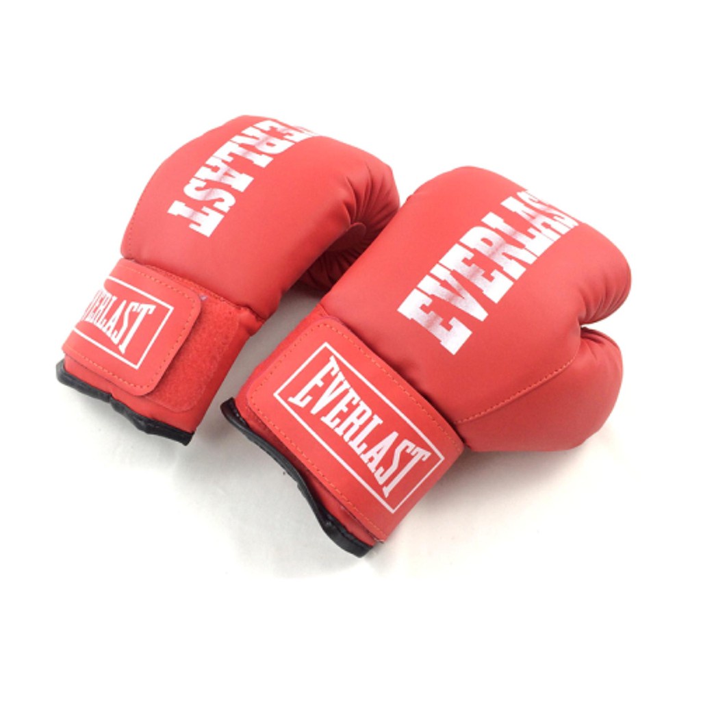 Găng đấm boxing Everlast 10oz (đỏ), dụng cụ thể thao binhansport