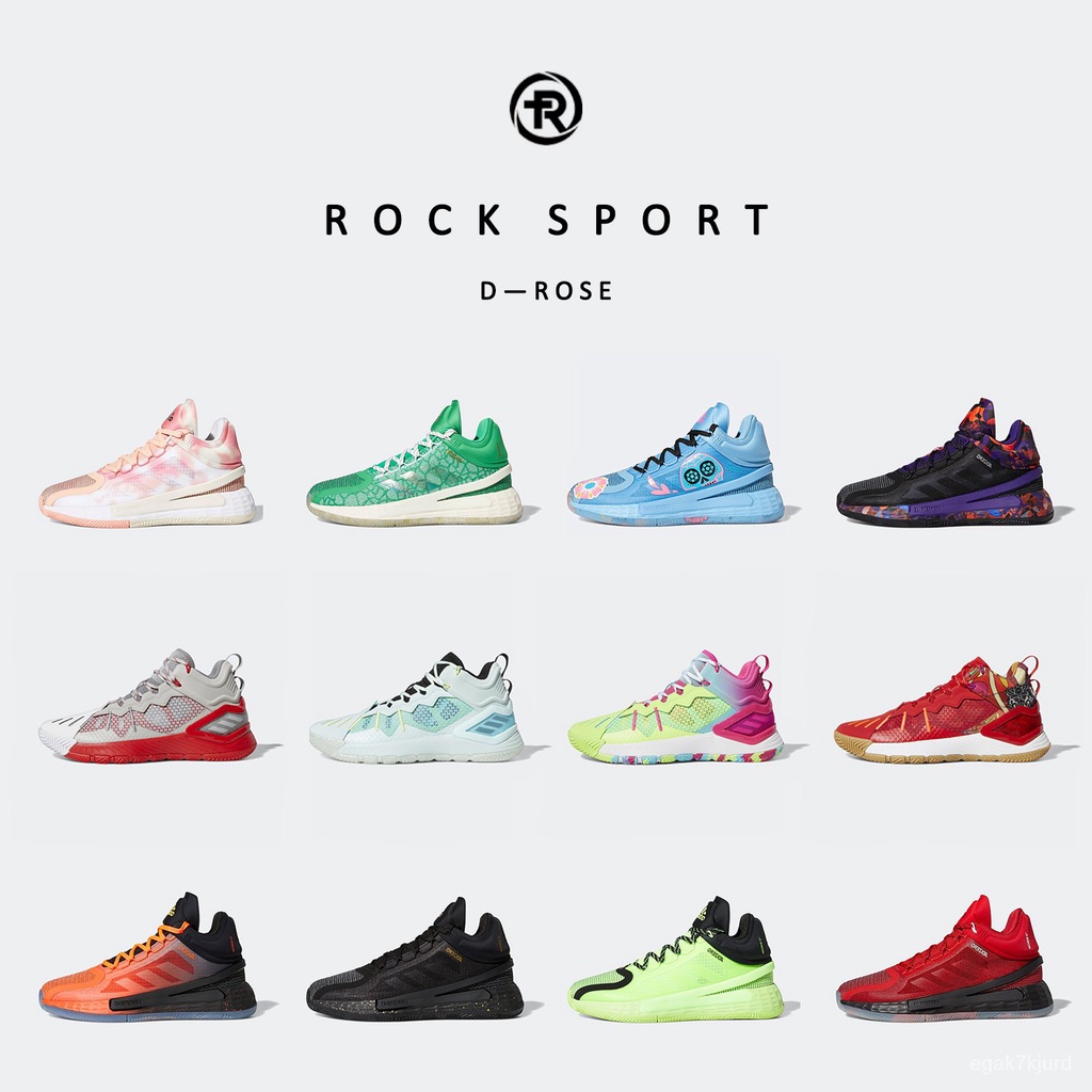 Adidas Ross12Hồng Hoa Anh Đào11South Coast Giáng Sinh Ngày Người Chết Đen Vàng Phượng Hoàng Đỏ Giày Bóng Rổ Thực Tế Chịu