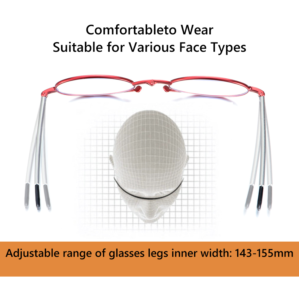 (Hàng Mới Về) Kính Đọc Sách + 1.00 ~ + 4.00 Có Thể Gấp Gọn Tiện Dụng | BigBuy360 - bigbuy360.vn