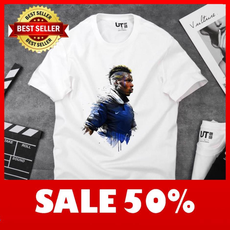 [Freeship] Áo Thun In Hình Paul Pogba Mã 03 - Áo In Hình Cầu Thủ Bóng Đá