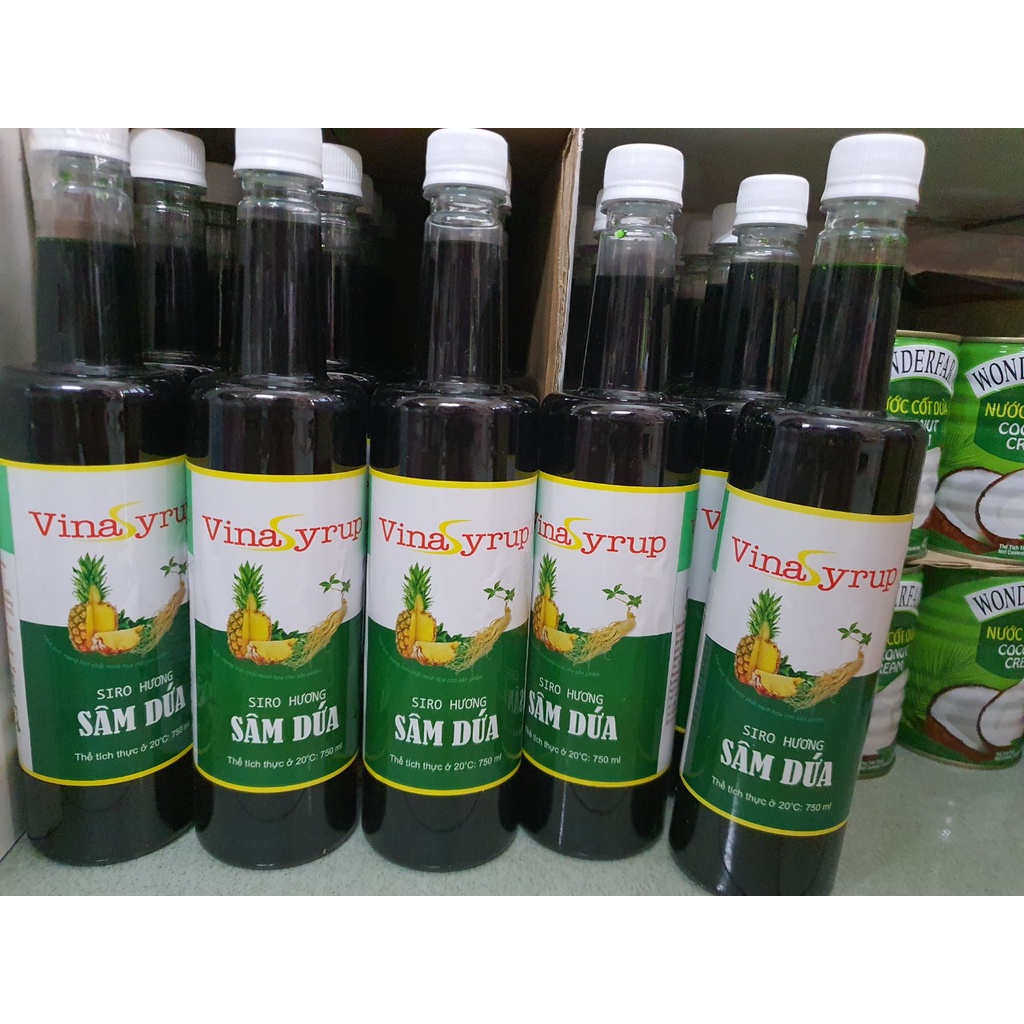 Siro Sâm Dứa Vina Chai 750ml-hsd:15-5-2023