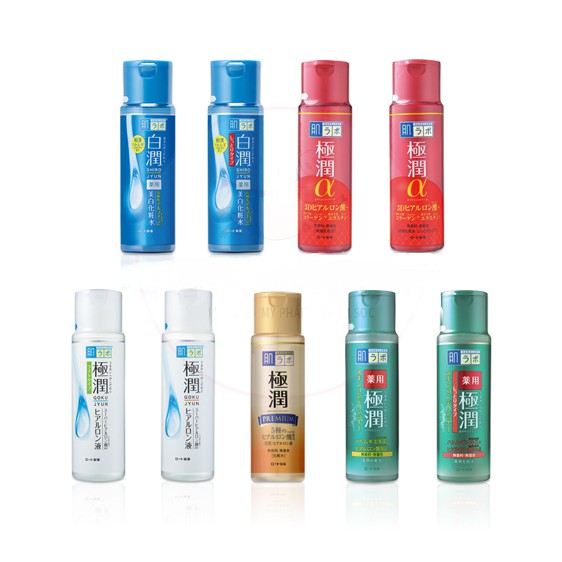 NƯỚC HOA HỒNG HADALABO LOTION HADA LABO TỔNG HỢP ĐỦ MÀU