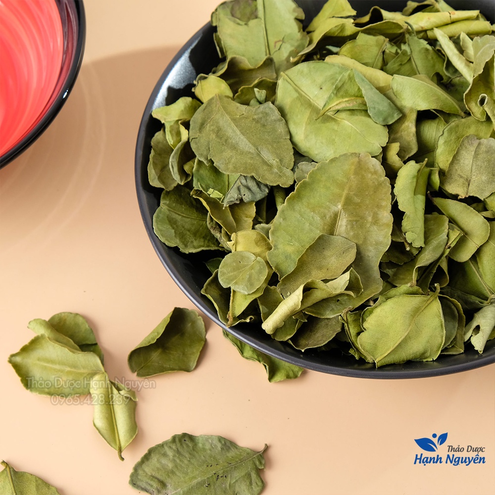 Lá chanh sấy khô 1kg (Gia vị lẩu thái,lá xông giải cảm xả chanh) - Thảo Dược Hạnh Nguyên