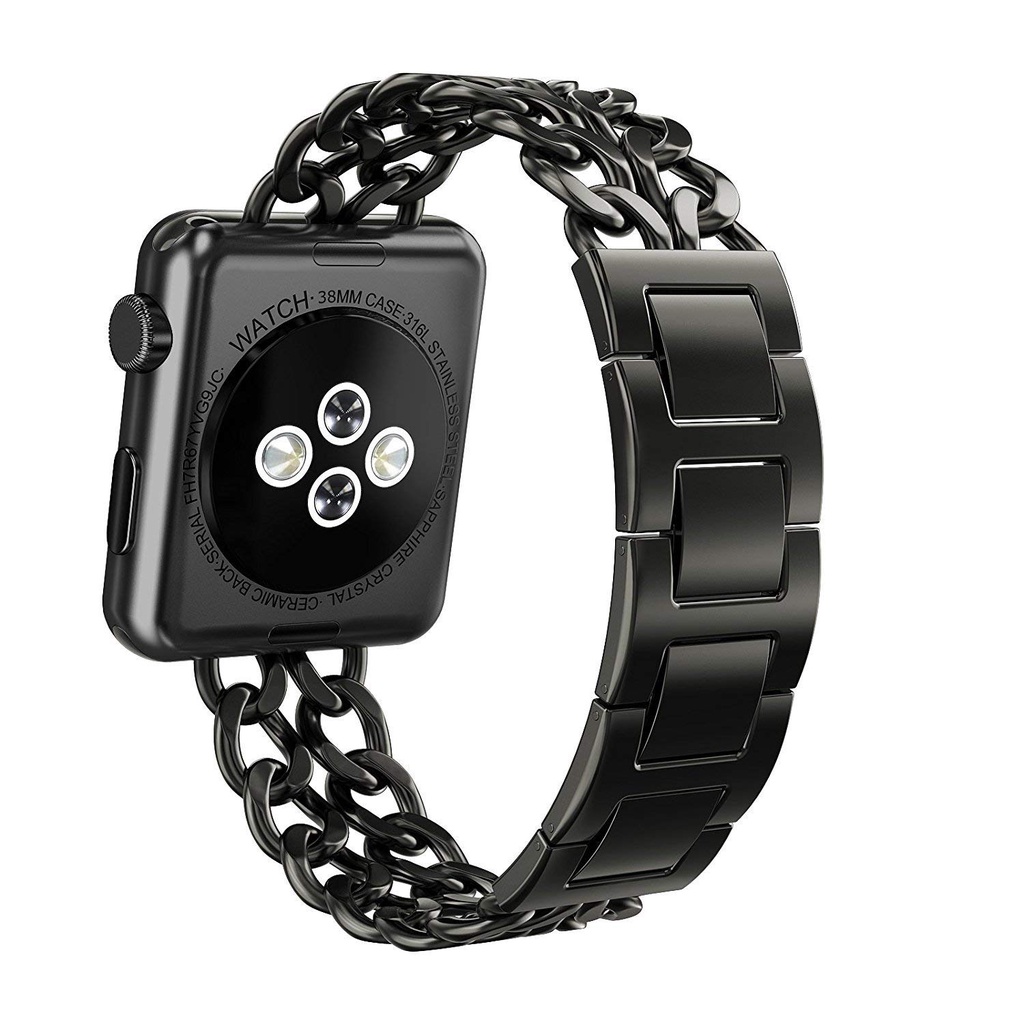Dây Đeo Thay Thế Bằng Thép Không Gỉ Cho Đồng Hồ Thông Minh Apple Watch 41 / 40 / 38mm 49 / 45 / 44 / 42mm Series Ultra / 8 / 7 / SE / 6 / 5 / 4 / 3 / 2 / 1