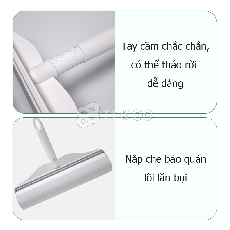 [19CM] Cây Lăn Bụi Làm Sạch Quần Áo, Ga Giường, Sofa, Lông Chó Mèo - Lõi Lăn Dài 19cm