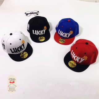 NÓN SNAPBACK NÓN HIPHOP thêu chữ LUCKY cho bé trai và bé gái ❣❣ ❣❣