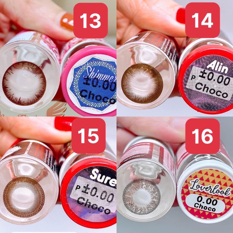 [Mã COSDAY -50K đơn 150K] (FREE SHIP) Các mẫu lens Chocolate (nâu socola) HOT size giãn vừa_Không độ