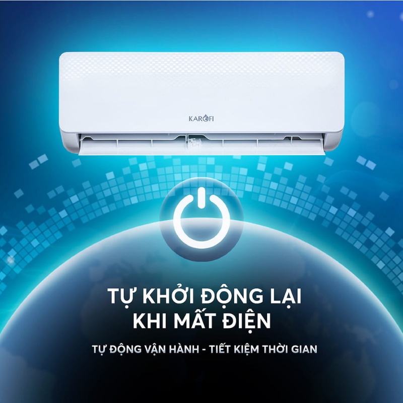 Điều Hòa không khí 1 chiều 12000BTU chính hãng Karofi KDC-WF12