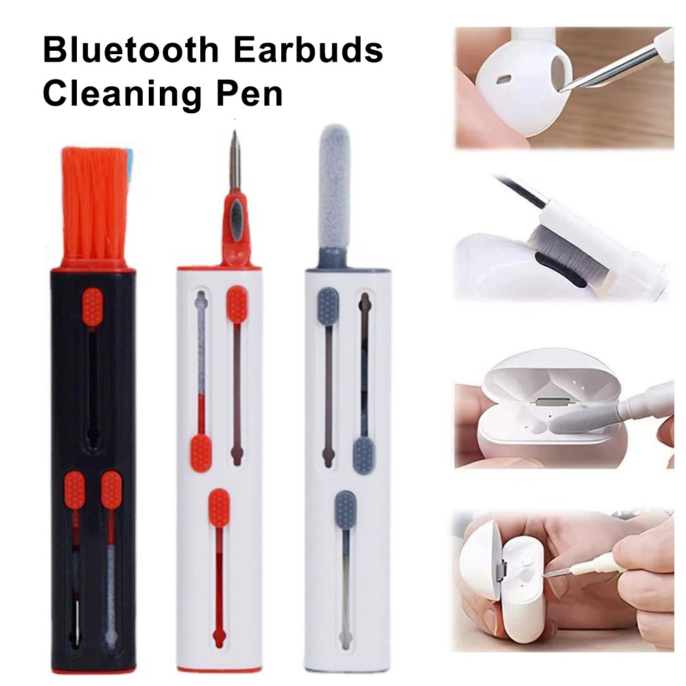 Cọ Vệ Sinh Tai Nghe Bluetooth Đa Năng Có Thể Thu Gọn